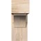 Ekena Millwork Thorton Block Smooth Bracket w/ Offset Brace, Douglas Fir, 7 1/2"W x 18"D x 18"H BKT0806X18X18THR05SDF - alternate 3